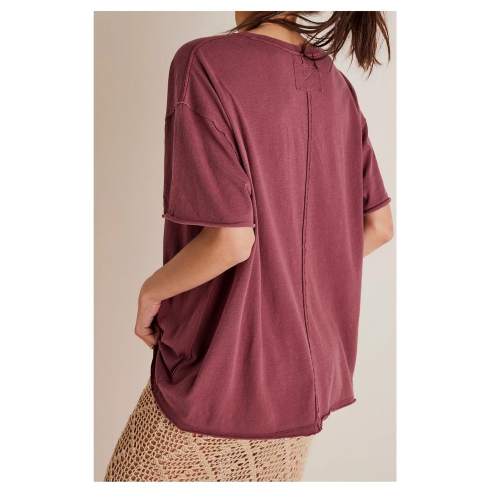 We The Free Nina Free People Tee Cinnamon Rose